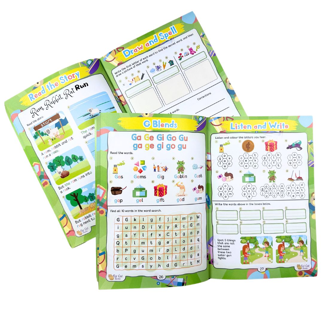 Learning to Read First Words (CVC), Stage 2, Phonics Programme